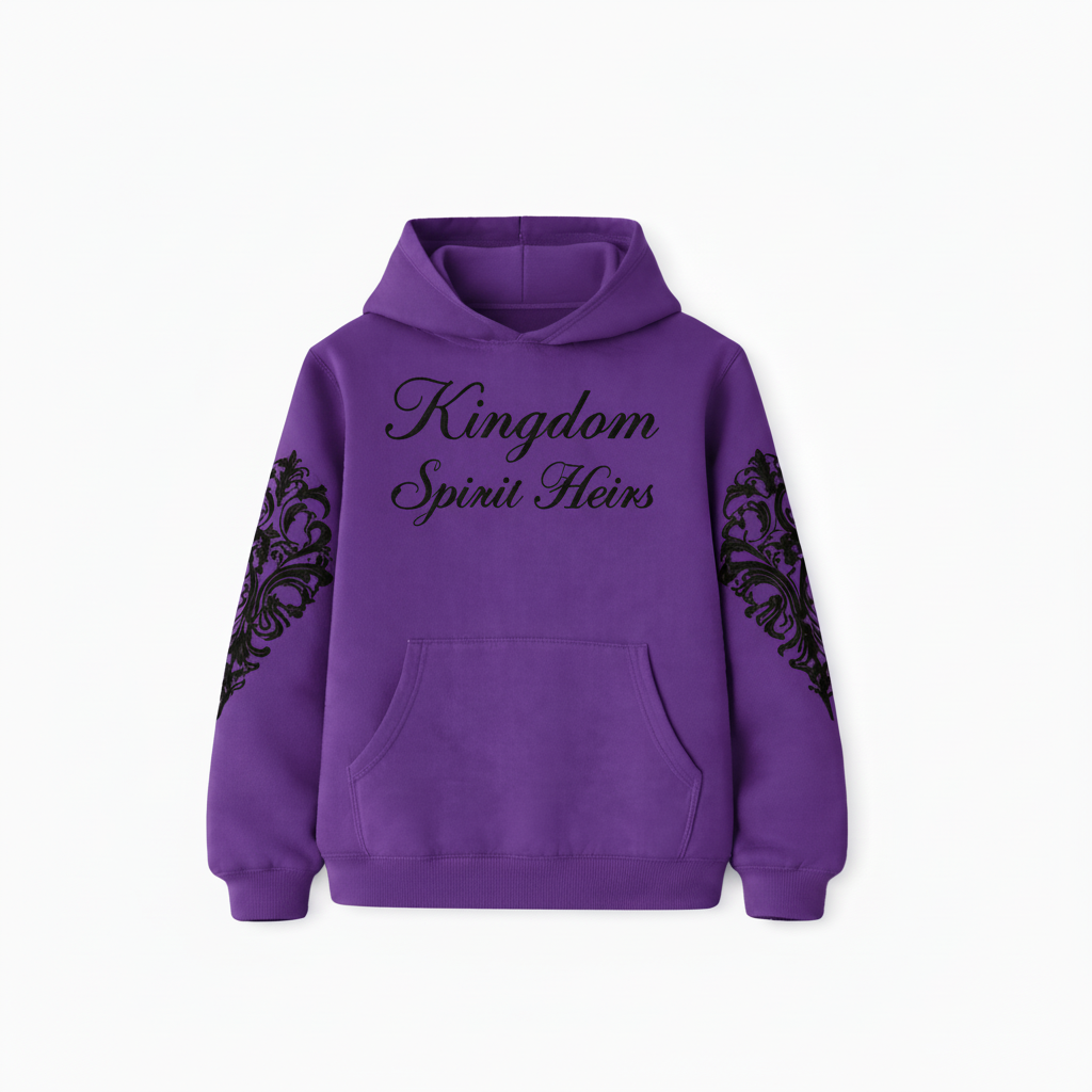 Kingdom Spirit Heirs Hoodie - White/Gold
