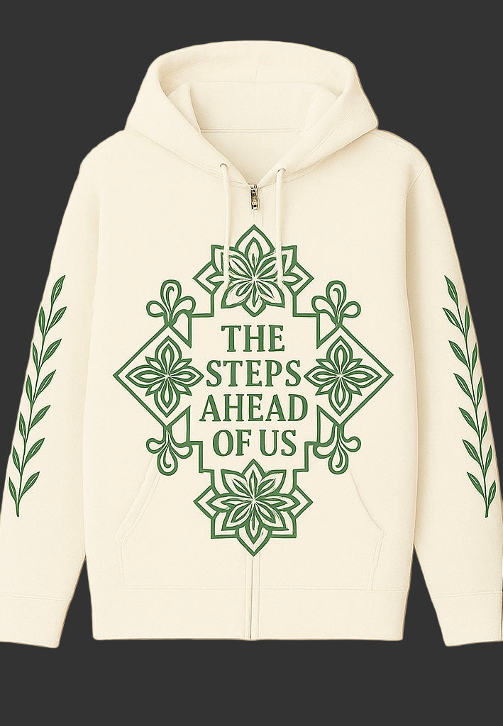 “The Steps Ahead of Us” Full-Zip Hoodie – Faith Collection