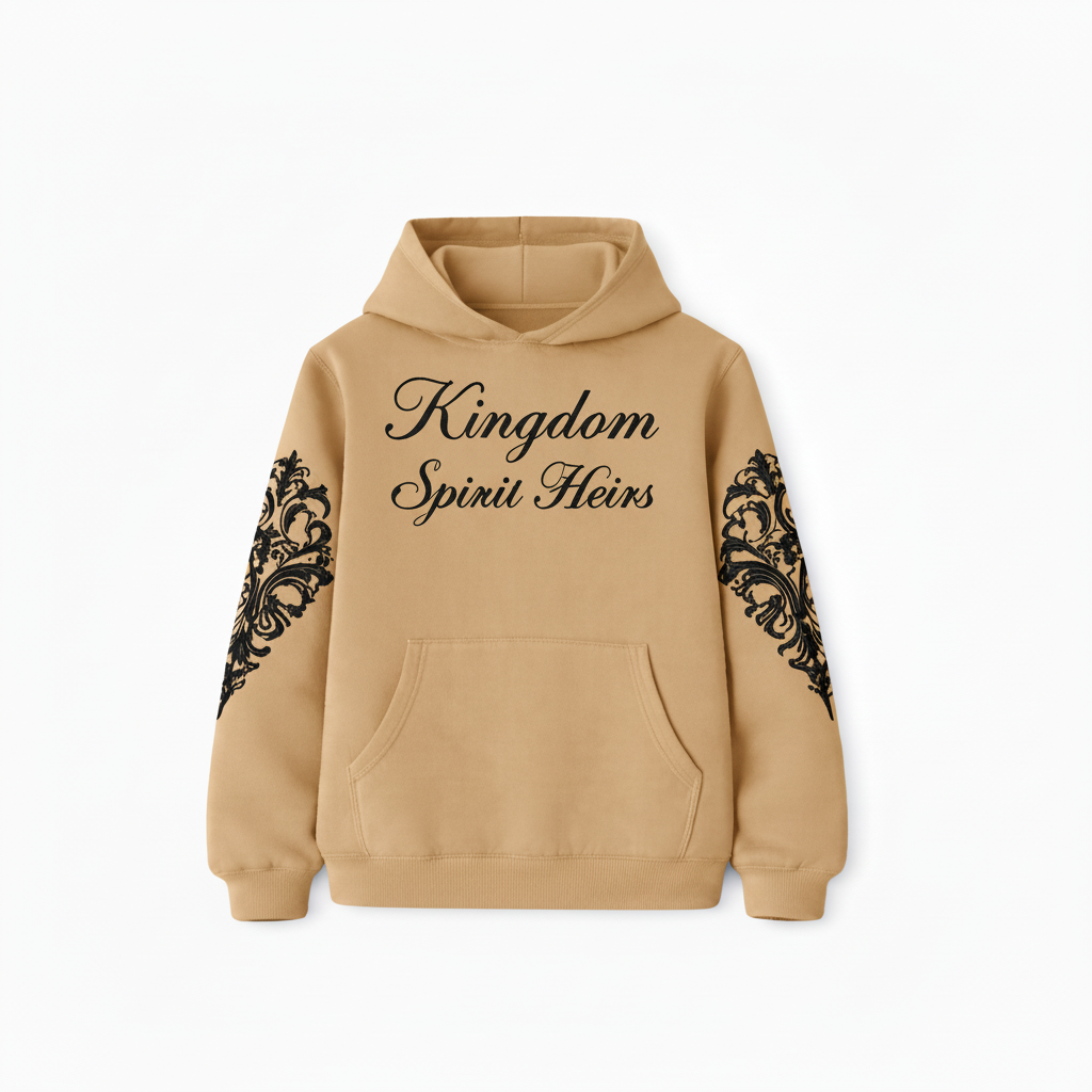 Kingdom Spirit Heirs Hoodie - White/Gold